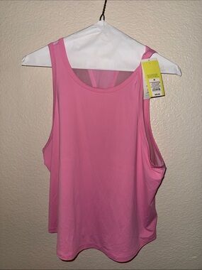 all in motion Pink Scoop Neck Tank Top